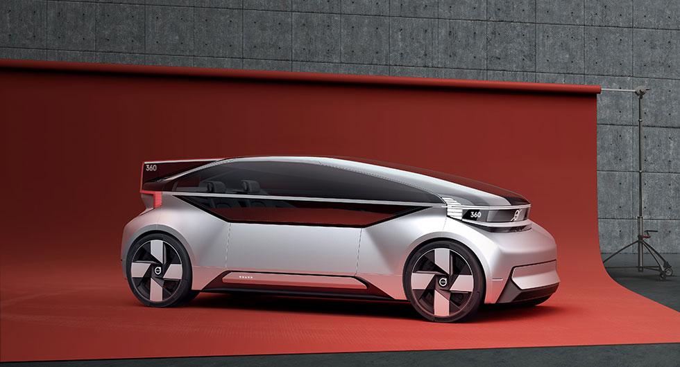 Volvos självkörande bil ersätter flygresor