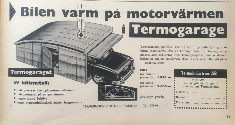 Varma hälsningar från Termogaraget