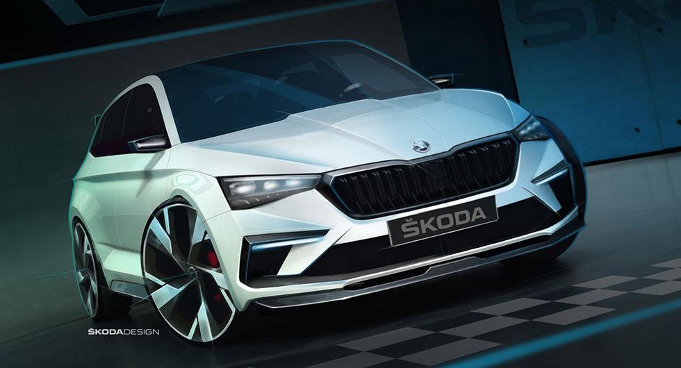 Skoda Vision RS är en veganvänlig laddhybrid