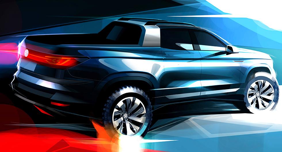 Liten pickup från Volkswagen