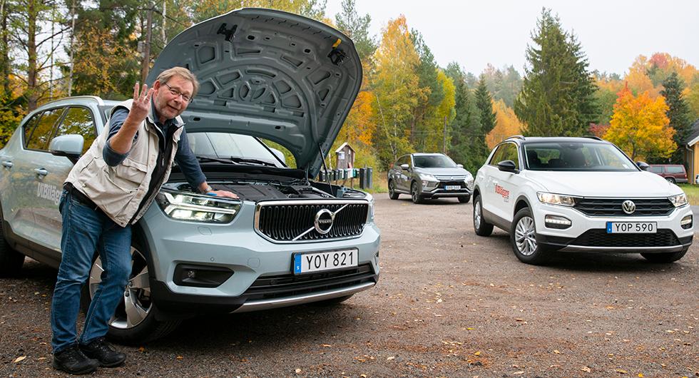 Stor bil med liten motor. Nya Volvo XC40 har bara tre cylindrar under huven. Frågan är om det räcker.