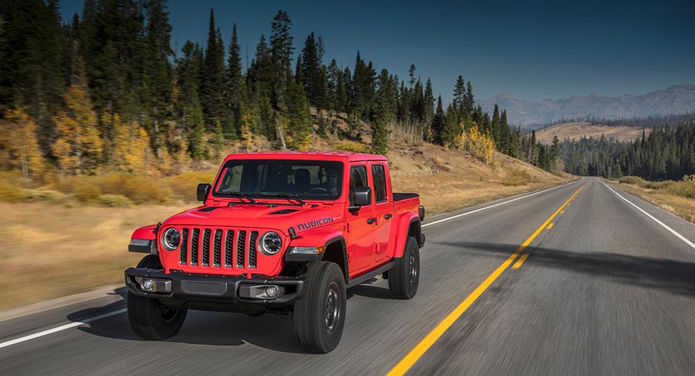 Jeep Gladiator en pickupversion av Wrangler