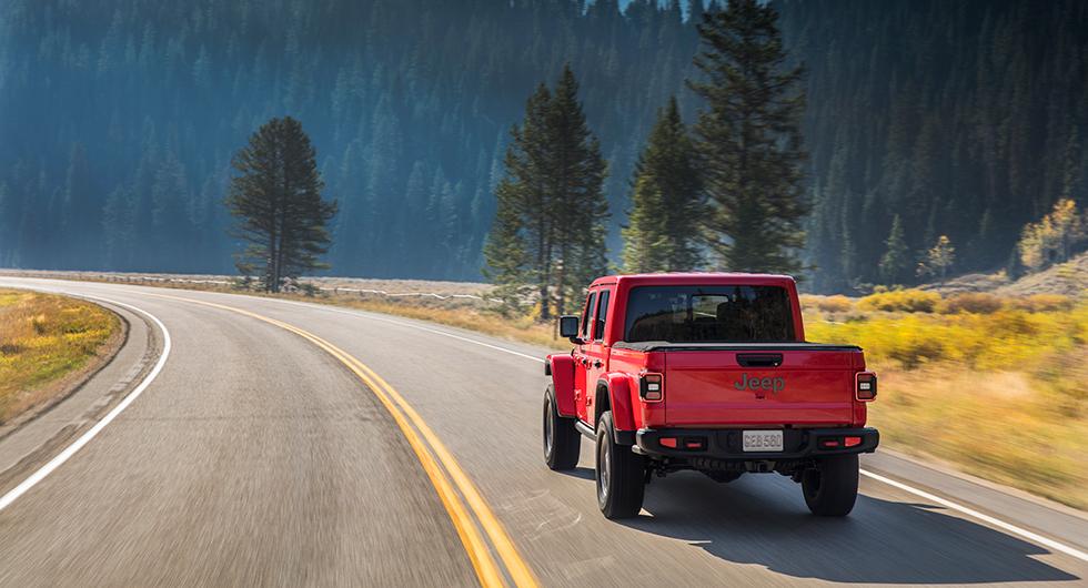 Jeep Gladiator en pickupversion av Wrangler