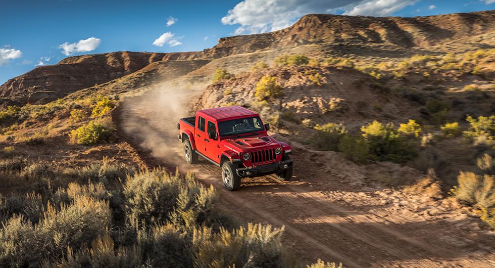 Jeep Gladiator en pickupversion av Wrangler