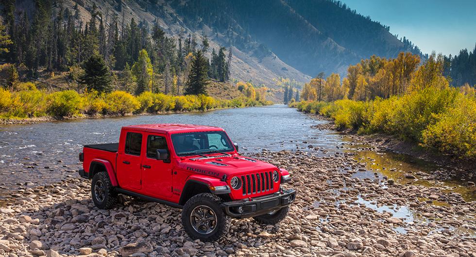 Jeep Gladiator en pickupversion av Wrangler