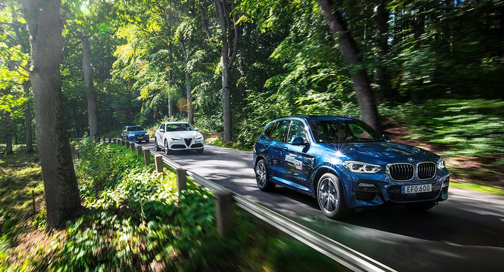 Test: Alfa Romeo Stelvio, BMW X3, Volvo XC60 (2018)