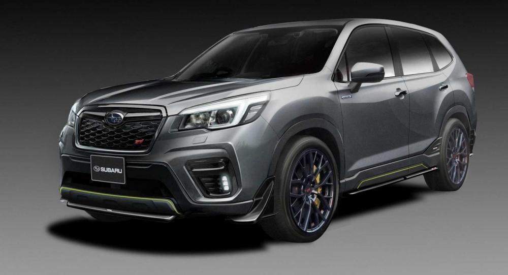 Första bilderna på nya Forester och Impreza STI