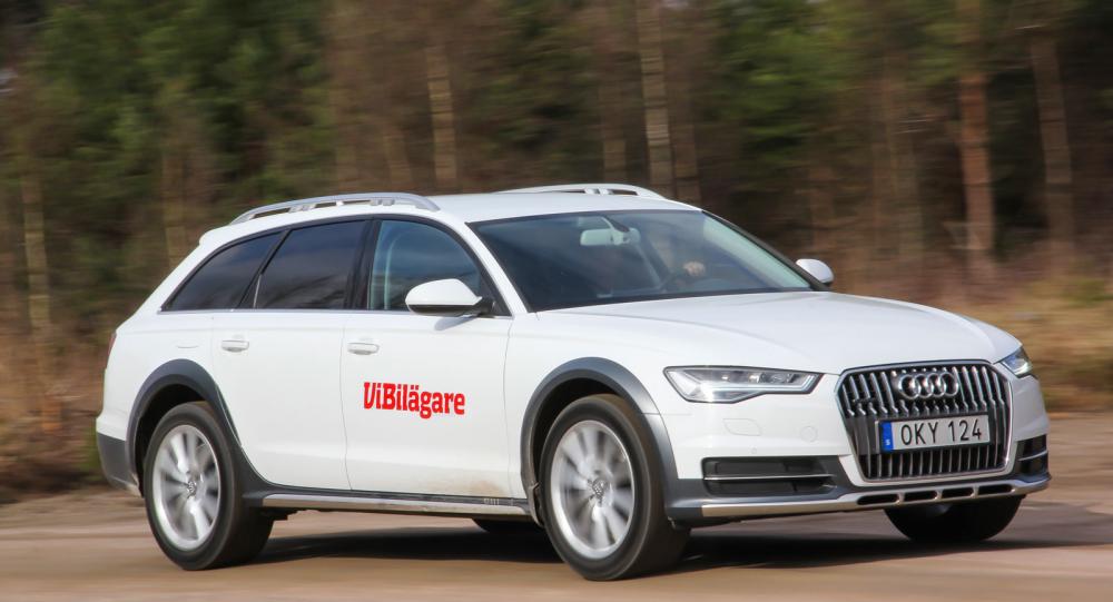 Audi A6 Allroad är en fyrhjulsdriven kombi som passar utmärkt både på motorväg och grusväg.