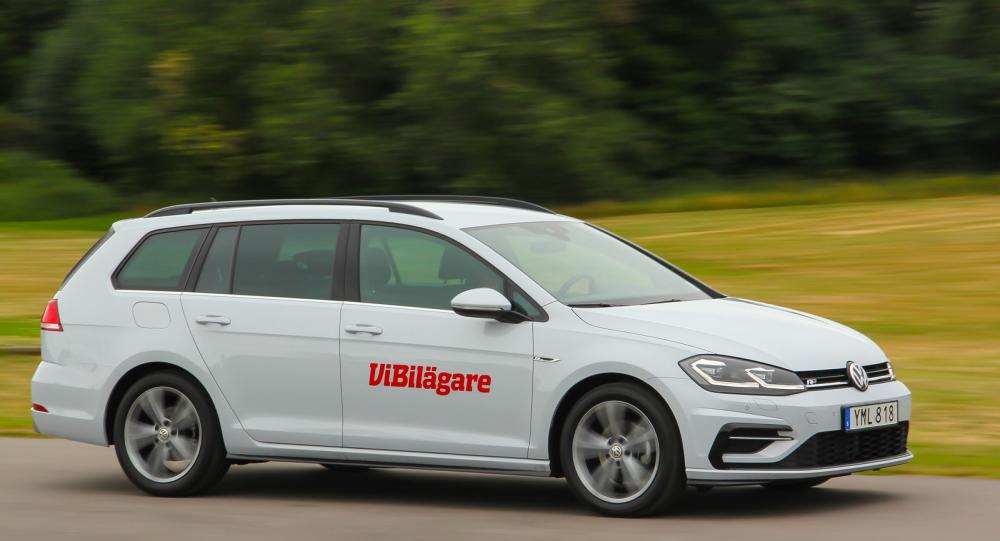 Volkswagen Golf generation sju, här i kombiutförande, är en av Sveriges mest sålda bilar de senaste åren.