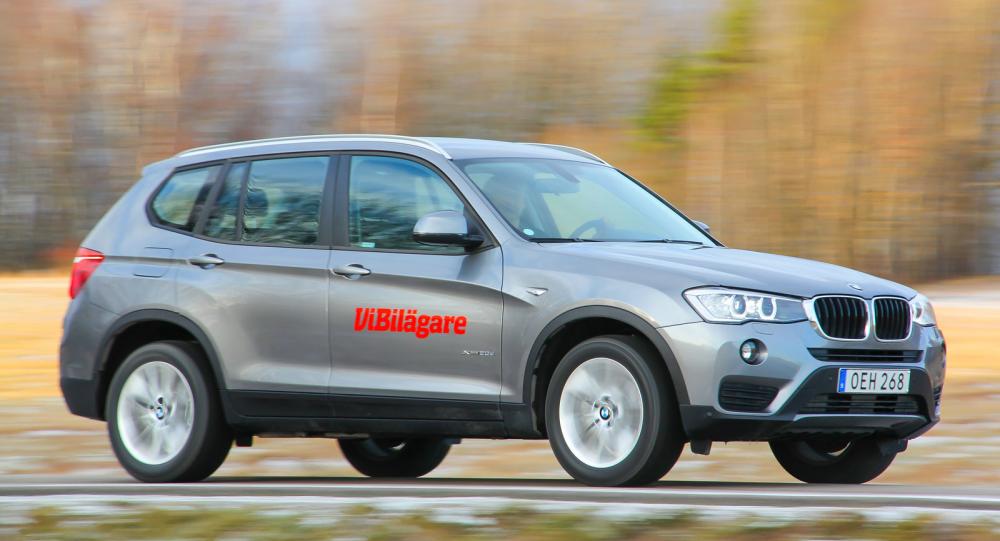BMW X3 är en bekväm långresevagn med fyrhjulsdrift och fina vägegenskaper.