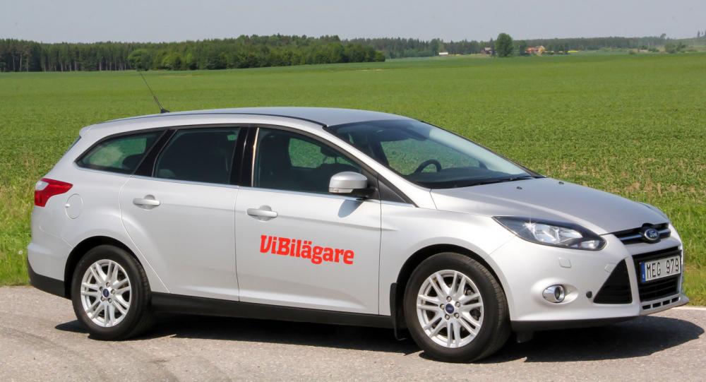 Ford Focus, här i kombimodell, är världens mest sålda bil de senare åren. Focus finns i en mängd olika utföranden.