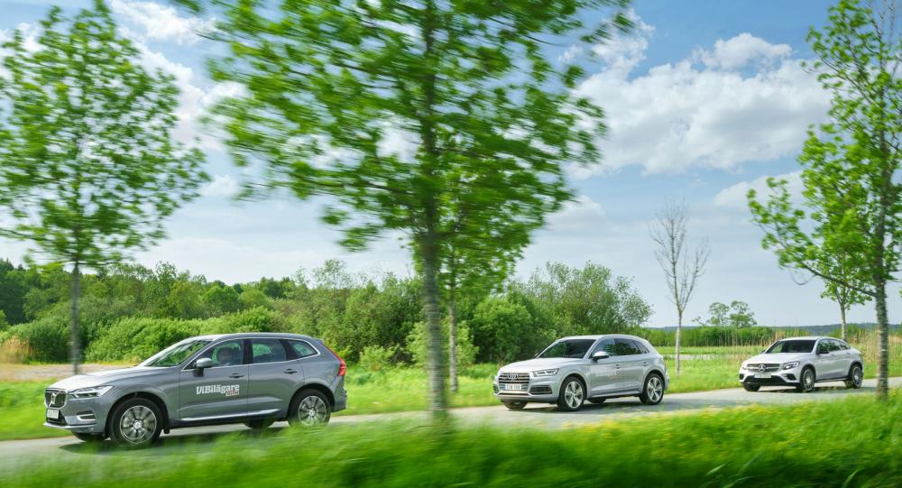 Test: Volvo XC60, Audi Q5 och Mercedes GLC (2017)
