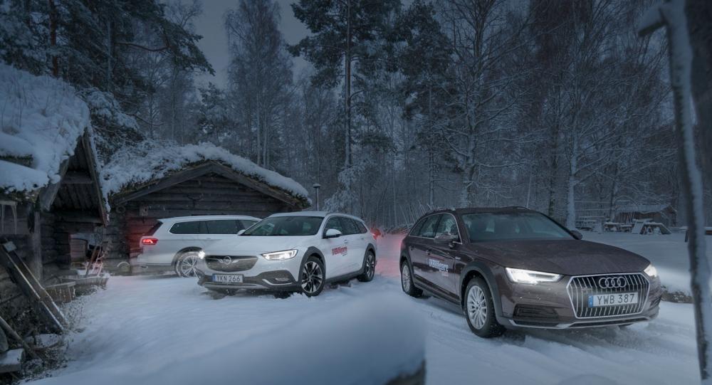 Test: Opel Insignia, Audi A4 Allroad och Volkswagen Passat Alltrack (2018)