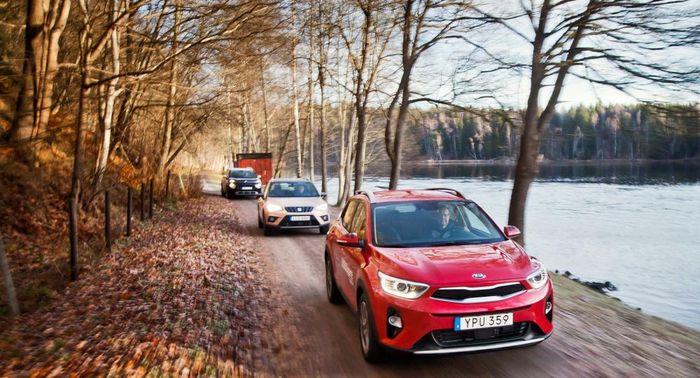Test: Citroën C3 Aircross, Kia Stonic och Seat Arona (2017)
