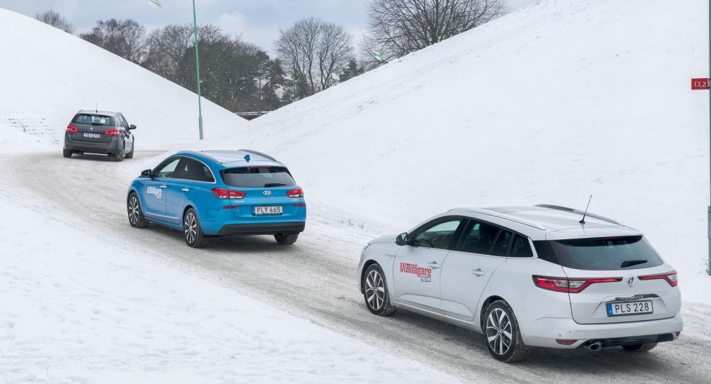 Ljustest: Hyundai i30 Kombi, Peugeot 308 SW, Renault Megane ST (2018)
