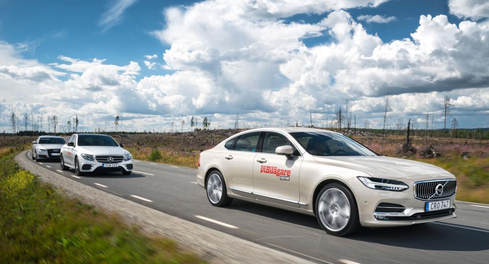 Testvärden: S90, E-klass & A6 (2016)