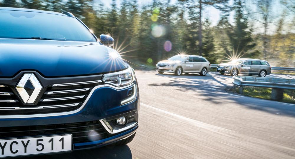 Test: Renault Talisman, Skoda Superb och Volkswagen Passat (2016)