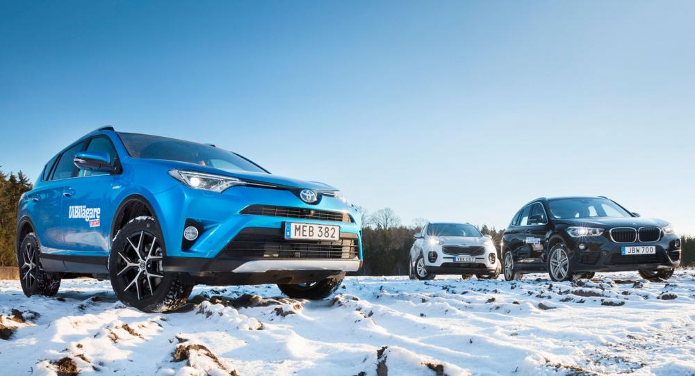 Ljustest: X1, Sportage & RAV4 (2016)