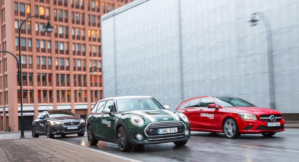 Testvärden: Mini Clubman, Mercedes CLA och DS 5 (2016)