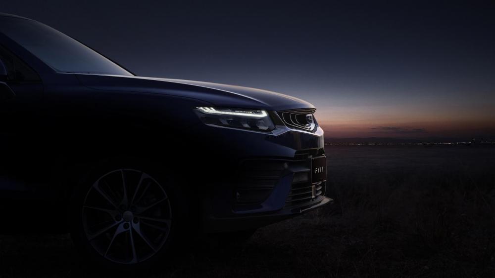 Geely förhandsvisar ny coupésuv