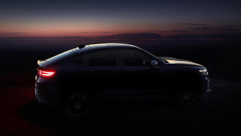 Geely förhandsvisar ny coupésuv