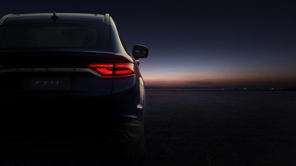 Geely förhandsvisar ny coupésuv