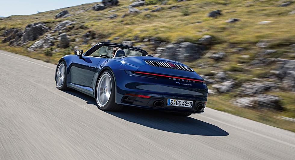 Snabbare takfällning i Porsche 911 Cabriolet