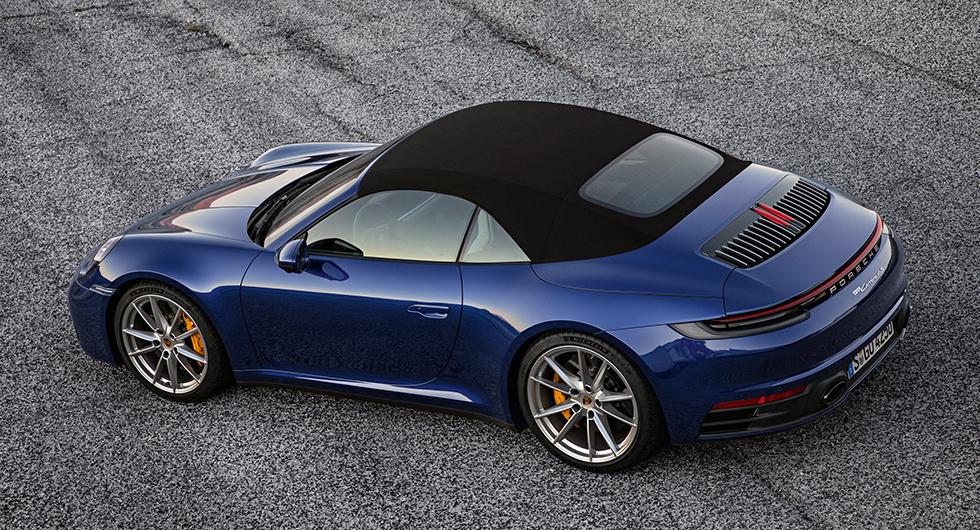 Snabbare takfällning i Porsche 911 Cabriolet