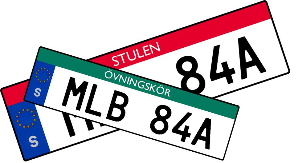 Nej till digitala registreringsskyltar