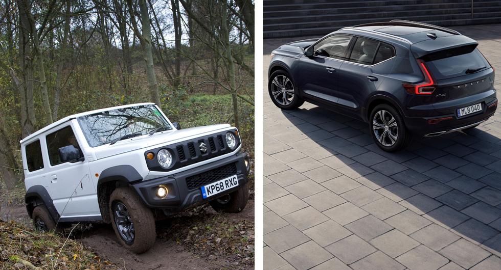 XC40 och Jimny kan bli Årets Bil globalt