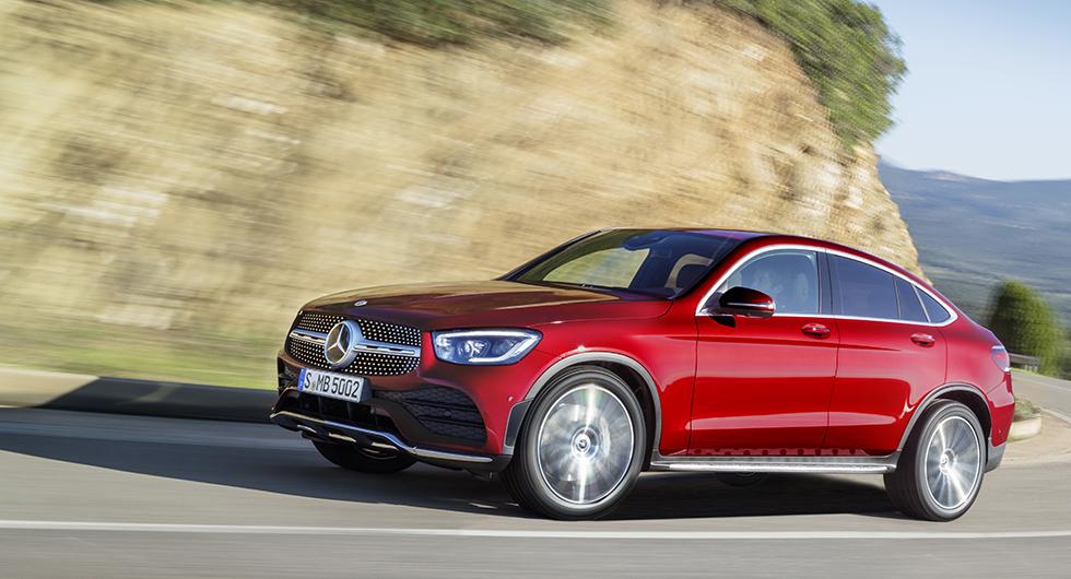 Finputsad design och nya motorer för GLC Coupé