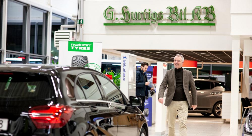 5% av alla elbilar från Kungälv