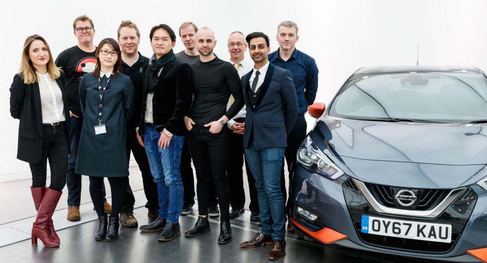 Hela designerteamet hos Nissan