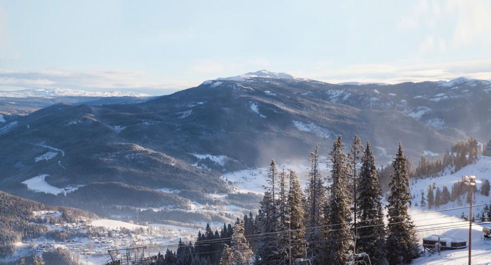 Kvitfjell har utmanande backar och var skådeplatsen för fartgrenarna, störtloppet och super G under OS.
