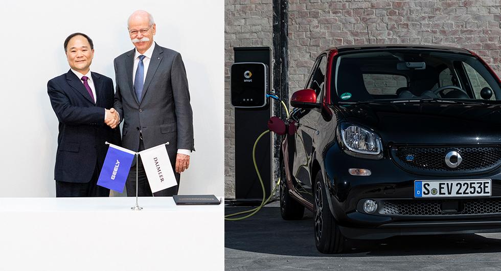 Geely köper in sig i Smart