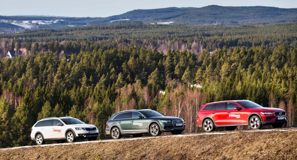Skoda Octavia Scout, Audi A4 Allroad & Volvo V60 Cross Country.