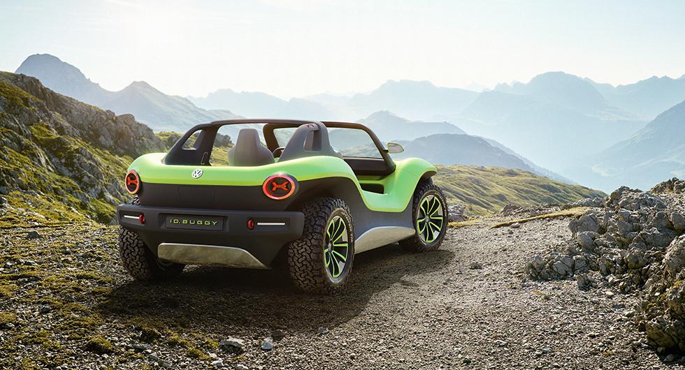 Buggy en elektrisk sandfräsare från Volkswagen