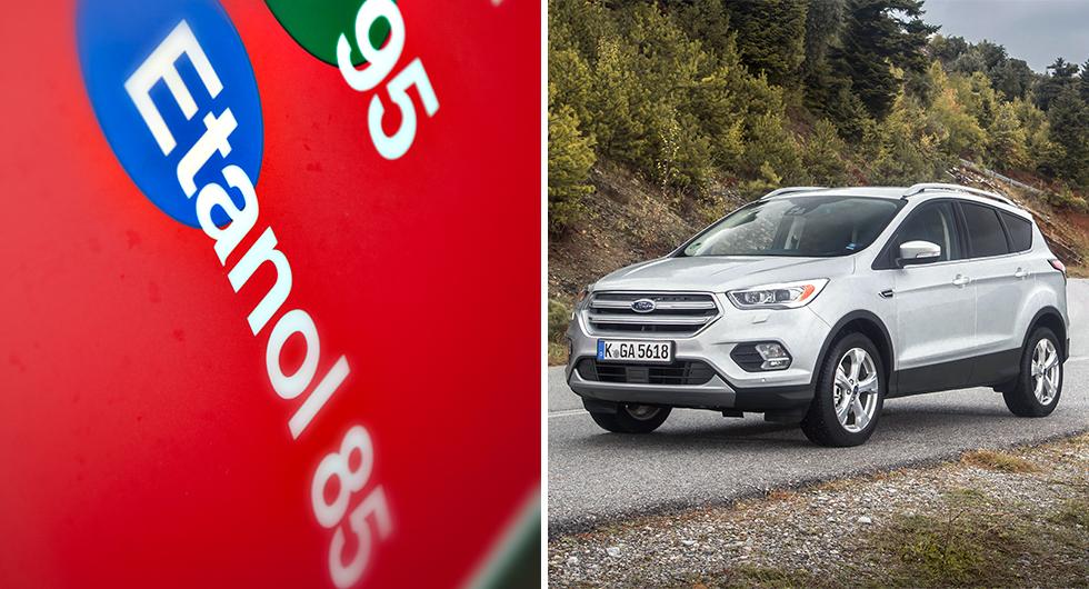 Ford Kuga Ecoboost E85 försvarar etanolens ställningar.
