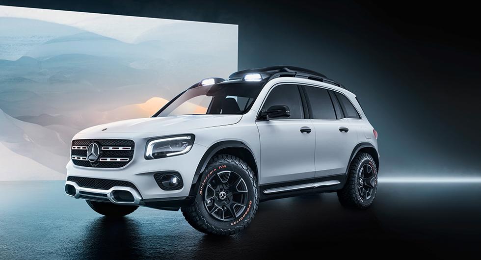 Här är nästan färdiga Mercedes GLB