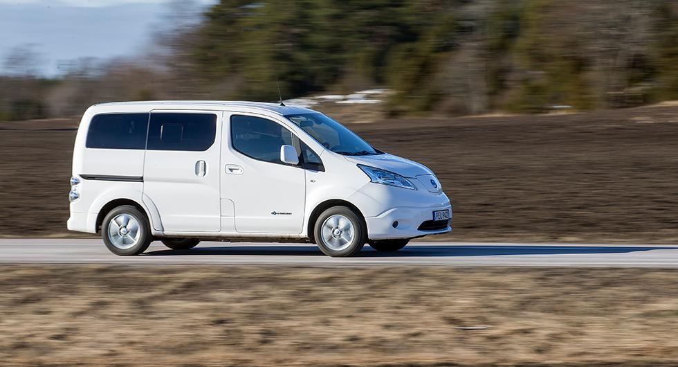 Provkörning: Nissan E-NV200 Evalia (2019)