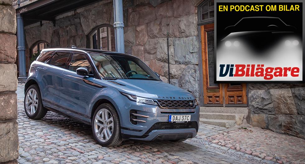 Evoque i ny rock och grundplatta på gränsen