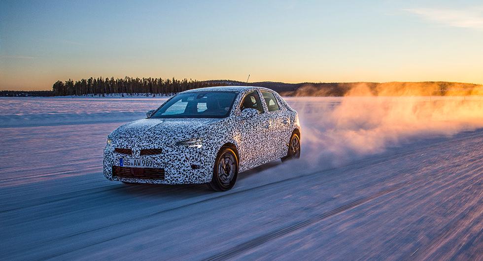 Se Opel Corsa testas i svensk vinter