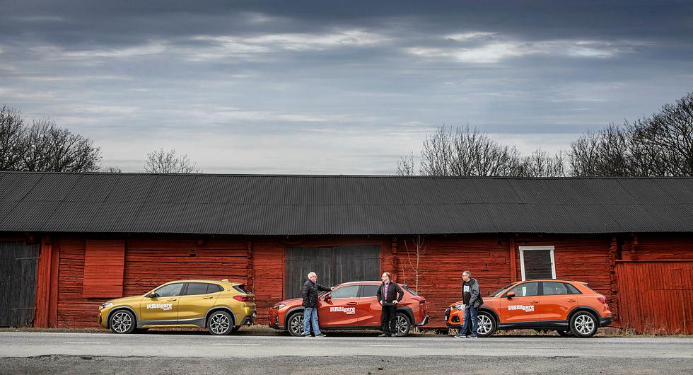 Ljustest: Audi Q3, BMW X2, Lexus UX (2019)