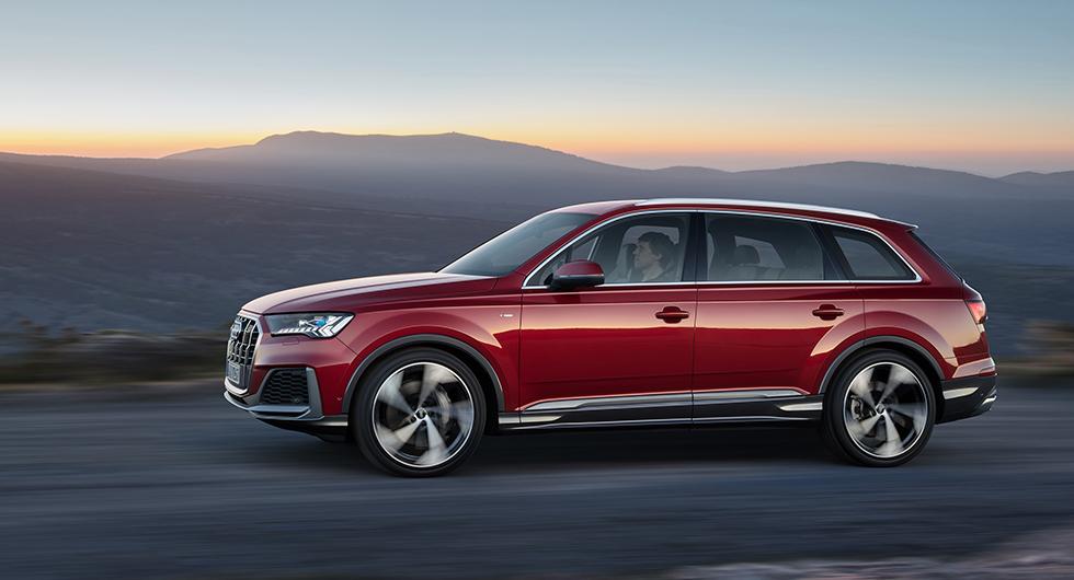 Audi Q7 digitaliseras och mildras