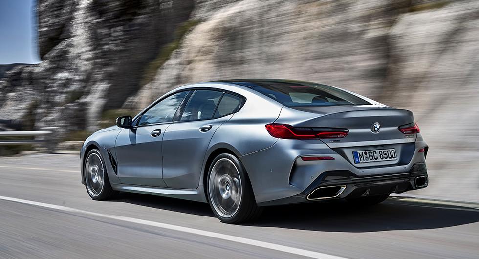8-serie Gran Coupé bredaste BMW-baken