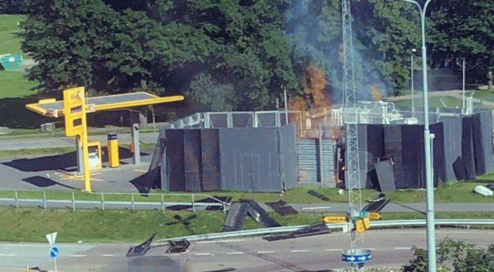 Läckande tank bakom explosion i Norge