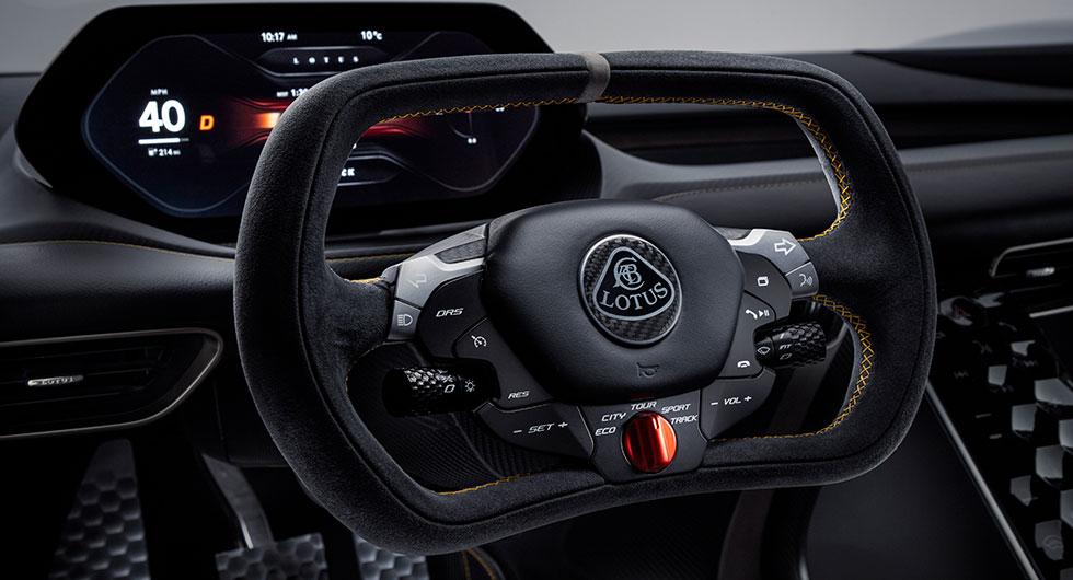 Lotus presenterar den sportiga elbilen Evija