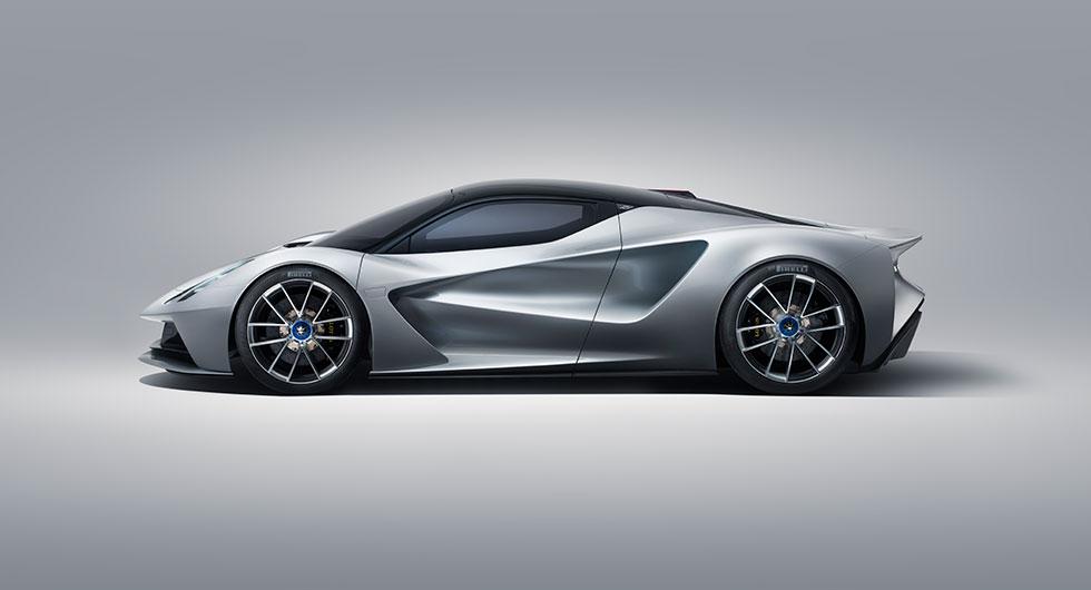 Lotus presenterar den sportiga elbilen Evija