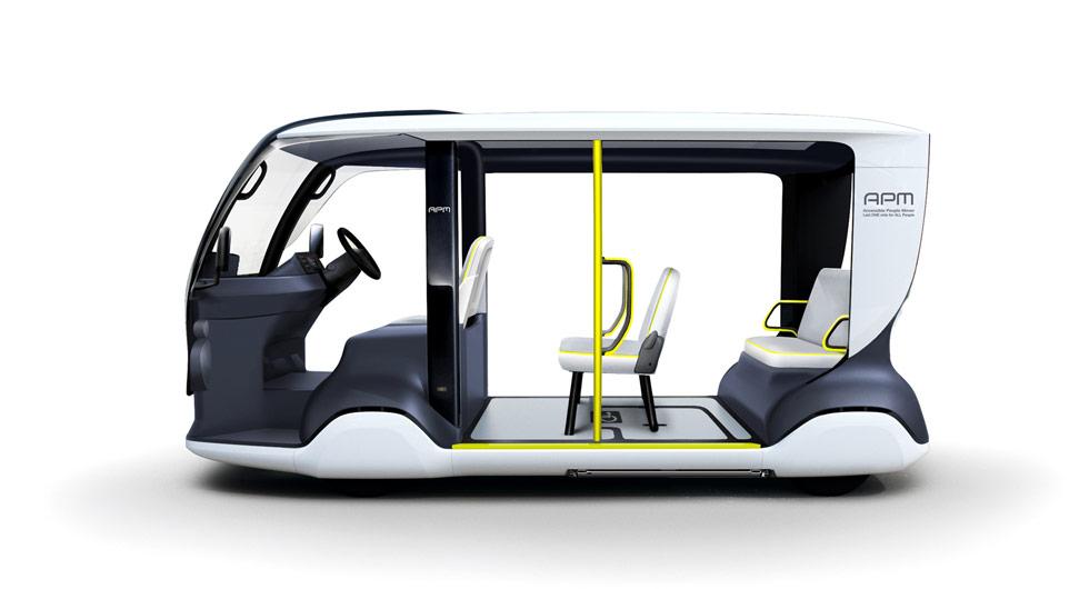Toyota visar upp eldrivna minibussar