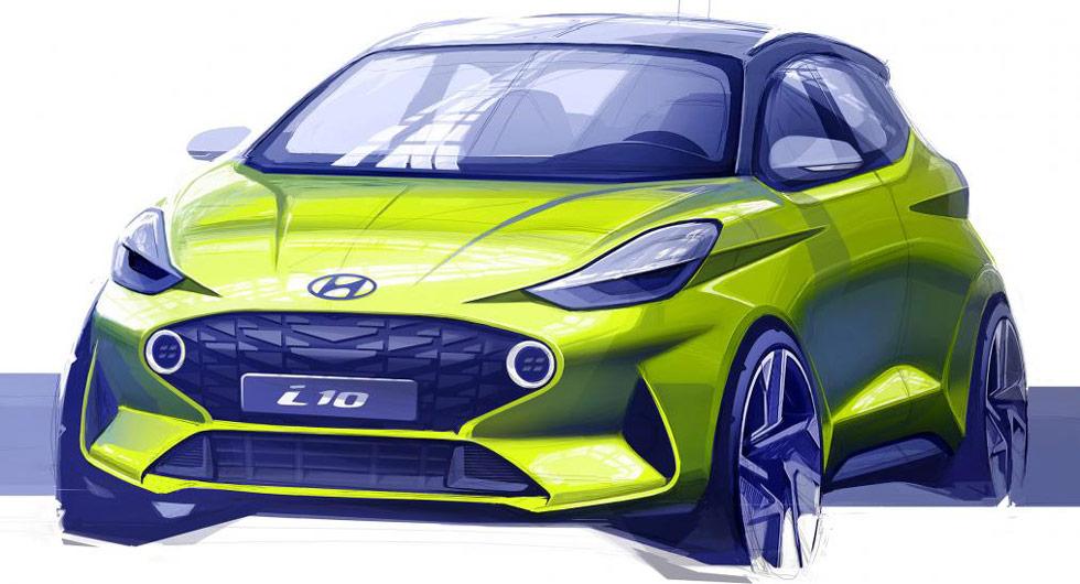 Skiss avslöjar Hyundai i10:s nya look